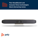 Poly Studio X50 Sistema VideoConferencia 4K Todo en Uno & Poly TC8 Pantalla Controladora