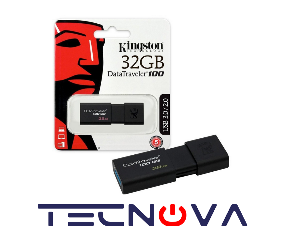 Frente al mar Llanura asentamiento Memoria USB Kingston 32GB DataTraveler DT100 USB3.0