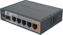 Router MikroTik hEX S RB760iGS | 5 GbE con SFP y PoE