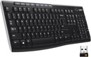 Logitech K270 Teclado inalámbrico con dongle USB 2.4GHz