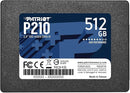 SSD Patriot P210 512GB | SATA III de 2.5"
