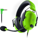 Audífonos Gamer Razer BlackShark V2 X | Color Verde | Cableado | Sonido surround 7.1 | Compatible con PC, PS4/5, Xbox y Switch | Micrófono con cancelación de ruido