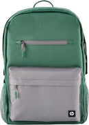 Mochila HP Campus Verde | Capacidad para laptop | Múltiples compartimentos | Correas acolchadas para mayor comodidad