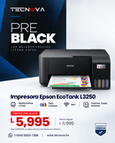 Impresora Epson EcoTank L3250 | Multifuncional a Color | Flujo Continuo | WiFi | Imprime, Copia, Escanea