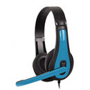Unno Tekno Auriculares con micrófono 3.5mm color Azul HS7207BL