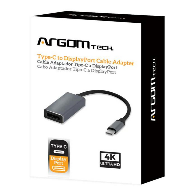 Adaptador Argom USB Tipo C a DisplayPort hembra