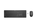 Combo Teclado y Mouse Inalámbrico HP 230 | Color negro | Conexión inalámbrica USB | Teclado de tamaño completo | Ideal para oficina y trabajo diario
