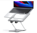 Soporte Stand para Laptop de Aluminio Ajustable Color Gris