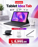 Tablet Lenovo Idea Tab | 8GB RAM | 128GB | WiFi | Bundle con Teclado, Audífonos y Pen