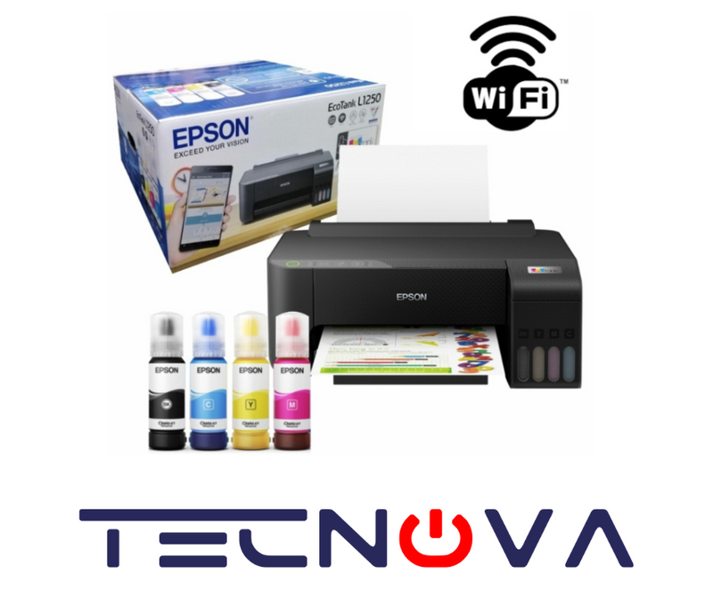 Impresora Inalámbrica EcoTank L1250 (Funcion Única)