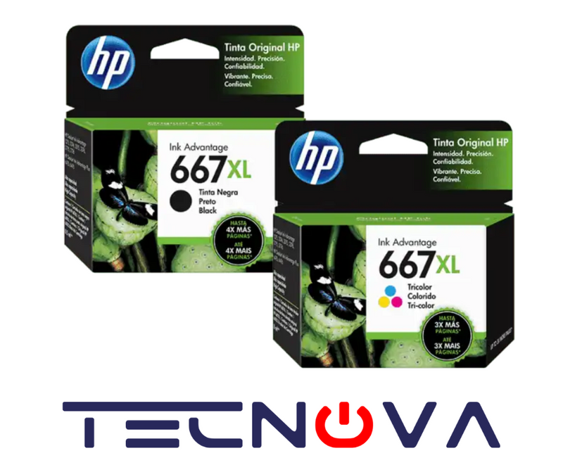 Cartucho de tinta HP 667XL