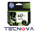 Cartucho de tinta HP 667XL