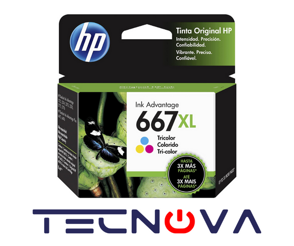 Cartucho de tinta HP 667XL