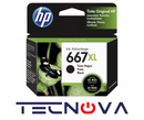Cartucho de tinta HP 667XL