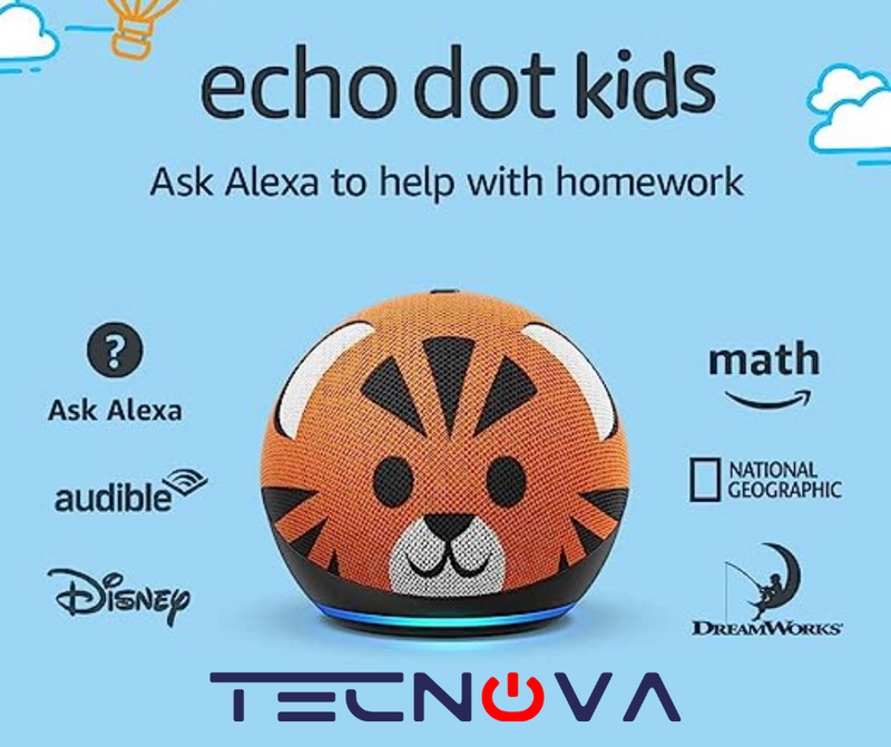 Parlante inteligente Bluetooth Wi-Fi Amazon Alexa Echo Dot Kids