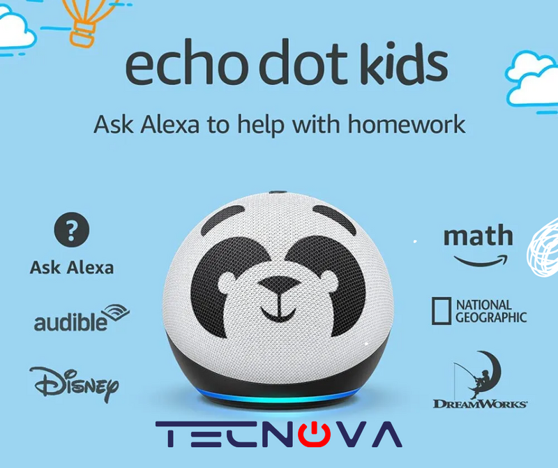 Parlante inteligente Bluetooth Wi-Fi Amazon Alexa Echo Dot Kids