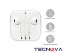Auriculares audífonos tipo iPhone Apple blancos con punta 3.5mm. garantía: 30 días