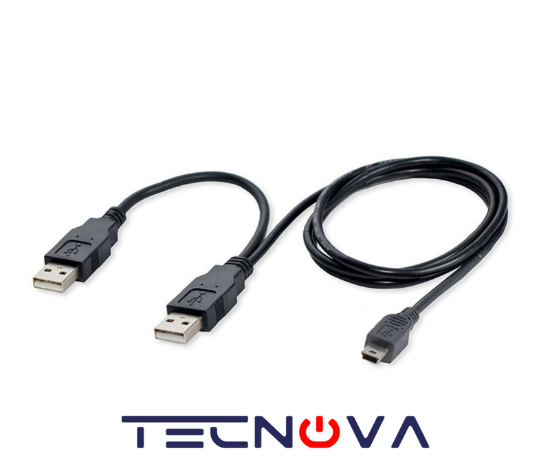Cable USB SYTEK USB2.0 a miniB 5pin hard drive data power