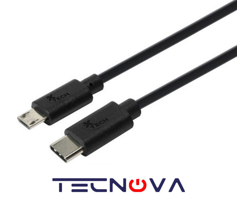 Adaptador Xtech tipo c macho a usb 2.0 macho