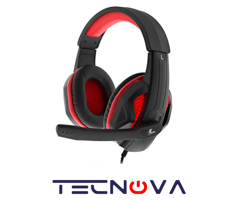 Auriculares 3.5mm rojos Xtech IGNEUS Gaming XTH551
