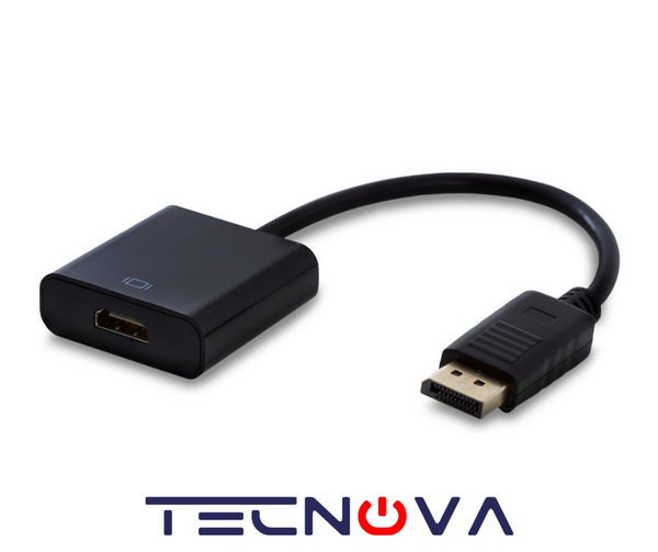 Adaptador Argom Display Port DP macho a HDMI hembra FHD