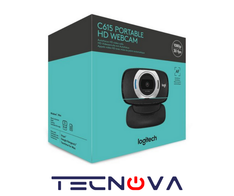 Webcam Logitech C615 FHD cámara web, FHD 1080p