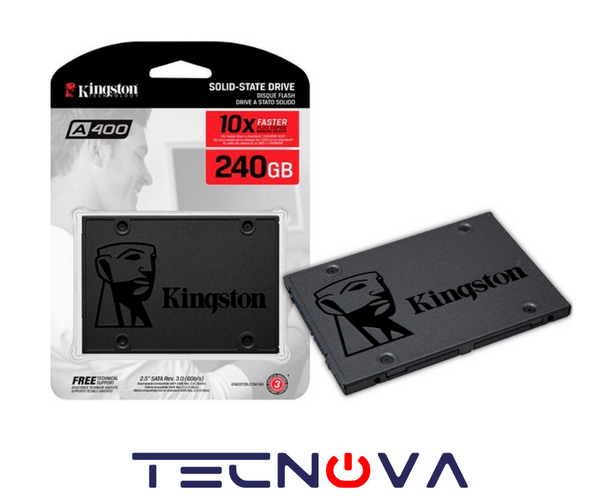 Unidad de estado solido Kingston 240GB SSD 2.5" SATA3 A400