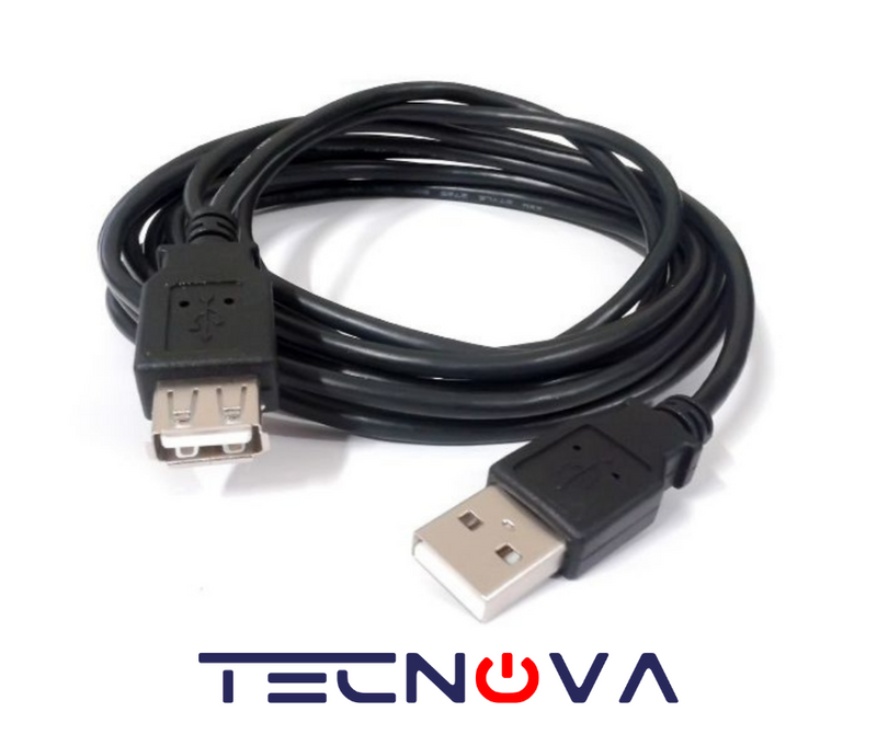 Cable USB 6 pies 6ft Hembra Macho