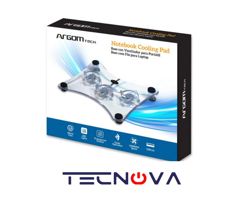 DISIPADOR DE CALOR NOTEBOOK ARGOM USB