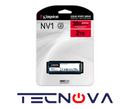 Kingston 2TB SSD Unidad de estado sólido M.2 PCIe NVMe SNVS2000G 2280