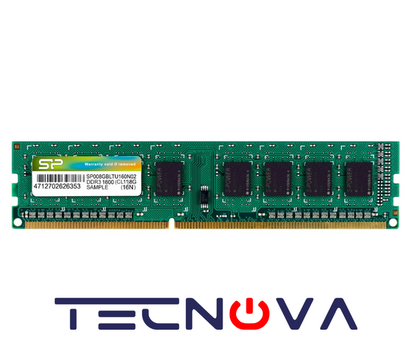 Memoria RAM 8GB SP DDR3L Silicon Power 1600Mhz para desktop