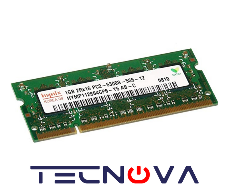 Memoria RAM Hynix 1GB DDR2 5300-555-12