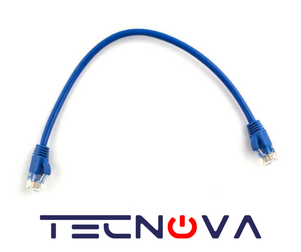 Patch cord CAT5E azul 1 pie 1ft Quest