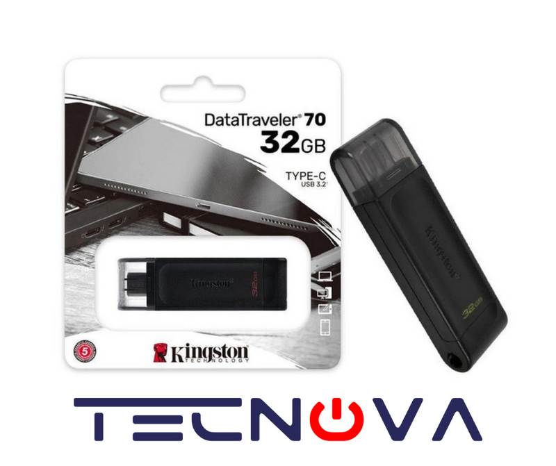 Memoria USB Kingston 32GB DataTraveler DT70 USB TypeC 3.2