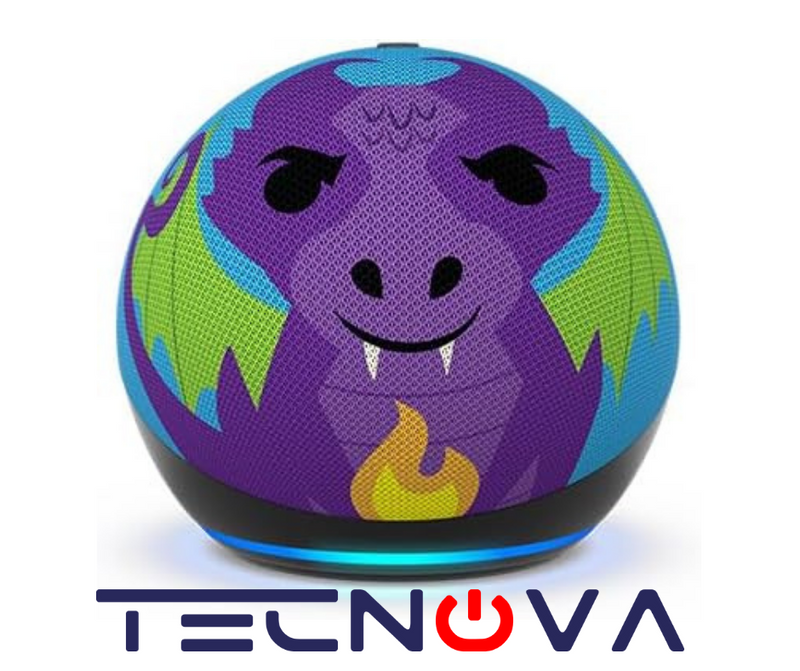 Amazon Alexa Echo Dot 5ta Kids Dragon generación Parlante inteligent e Bluetooth WiFi