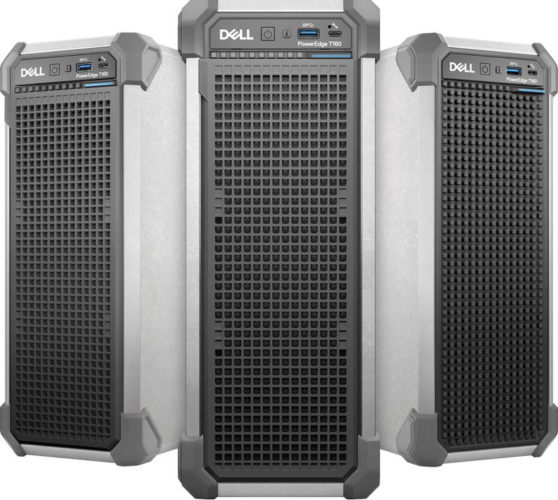 Servidor Dell PowerEdge T160 Intel Xeon E-2434G 16GB RAM 2TB HDD iDRAC9 16G Básico Sin Sistema Operativo 1 año de Garantía