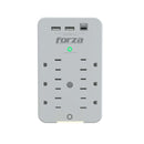 Forza FWT-631USBC Surge Wall Tap 110V 2USB Tipo A/ 1USB Tipo C/ 3AC Luz de noche