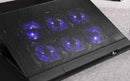 Base con Ventilador para Laptop Xtech Kyla XTA-160 | Para laptops de hasta 17" | 7 LEDs decorativos | Ventilador para refrigeración | Ideal para gaming y uso prolongado
