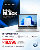 HP OmniBook 3 16 Tactil Ryzen 5 8GB 256GB SSD Pantalla 2K IPS
