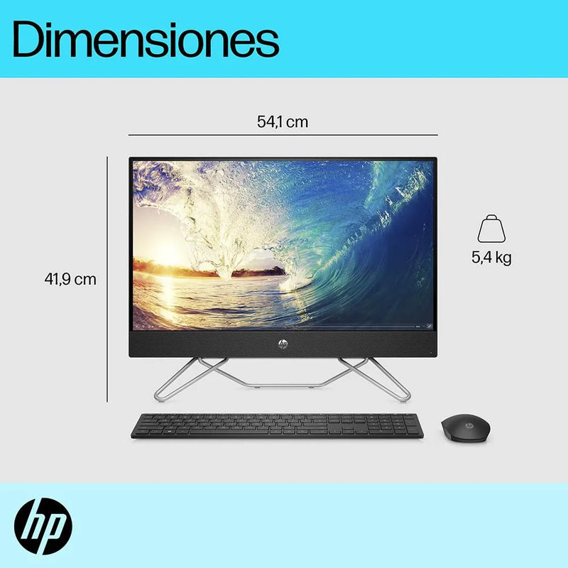 HP 24-cb1014la Computadora Todo en Uno AIO Pantalla 24" Intel Core i5-1235U 16GB RAM 512GB SSD Windows 11