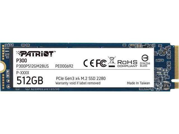 Patriot 512GB SSD P300 m.2 PCIe NVMe unidad de estado sólido Gen