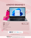 Laptop Lenovo IdeaPad 1 | 15.6" FHD | AMD Ryzen 5 | 8GB RAM | 256GB SSD | Windows 11 Home