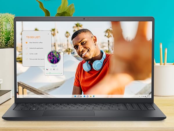 Dell Inspiron 3535 AMD Ryzen™ 3 7320U 8GB RAM 512GB SSD Windows 11 Home Color Negro