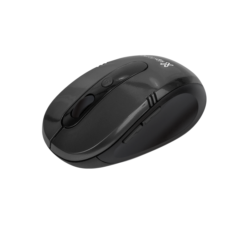 Klipx KMW-330BK Mouse inalámbrico con dongle 2.4Hz USB Color: Negro
