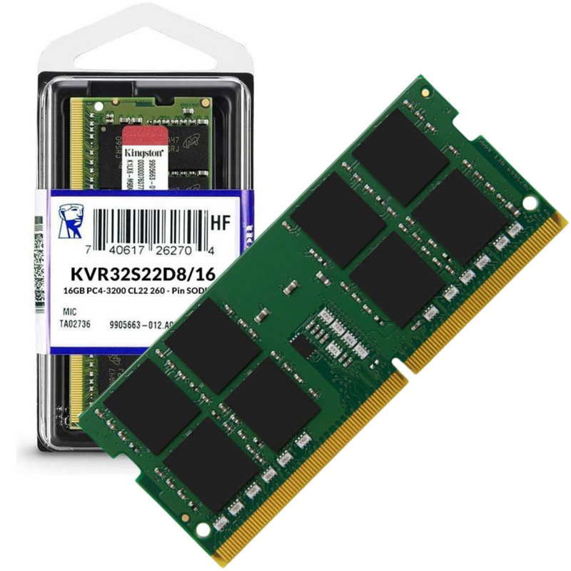 Kingston Memoria RAM DDR4 16GB 3200MHz sodimm laptop Non-ECC