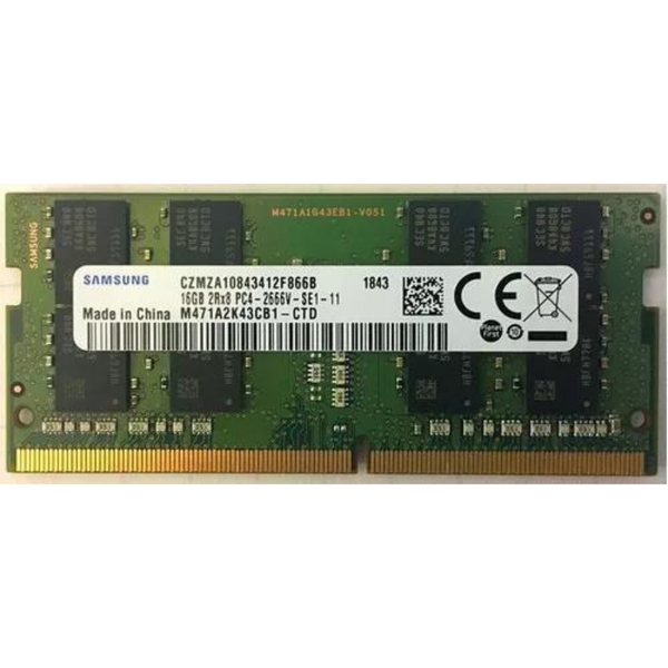 Samsung memoria RAM 16GB DDR4 3200Mhz sodimm para laptop PC4-25600 1.2V 260pin