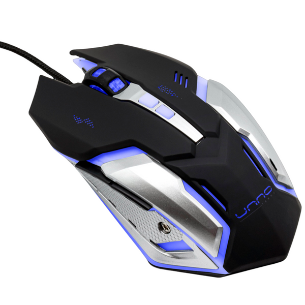 Unno Tekno Mouse Gaming MS6610 Brave 7D Optical Multicolor, 800-2400dpi