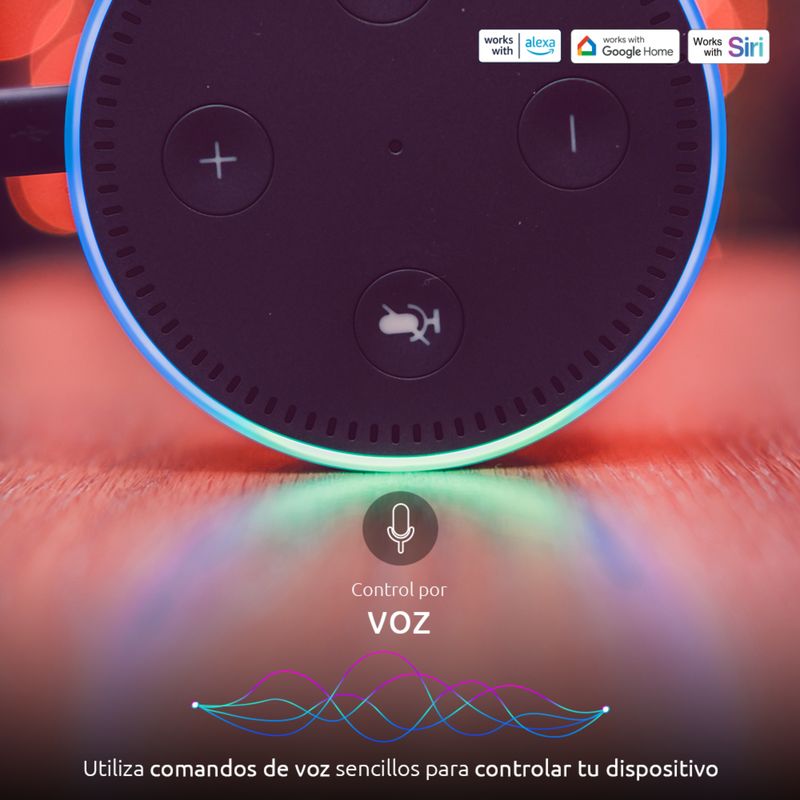 Nexxt Home NHB-S613 Cinta LED inteligente Wi-Fi RGBIC de 5m 110/220V
