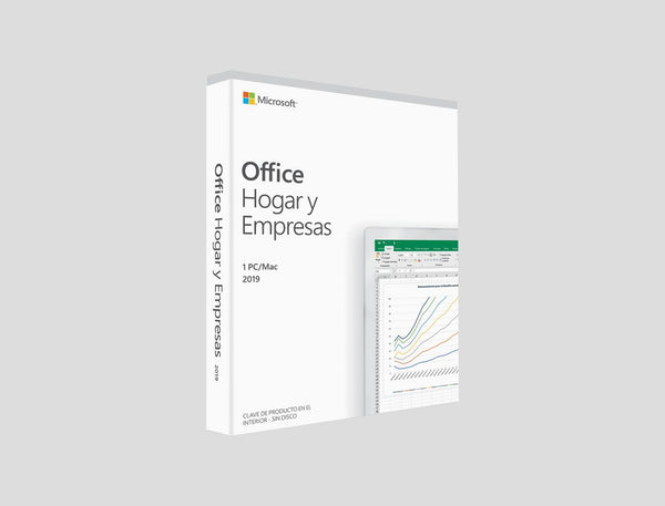 Microsoft Licencia Office Hogar y Empresas perpetua 1 PC Windows / Mac 2019
