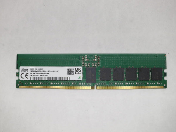 Memoria RAM RDIMM ECC 32GB DDR5 5600MT/s 2Rx8 para Servidor